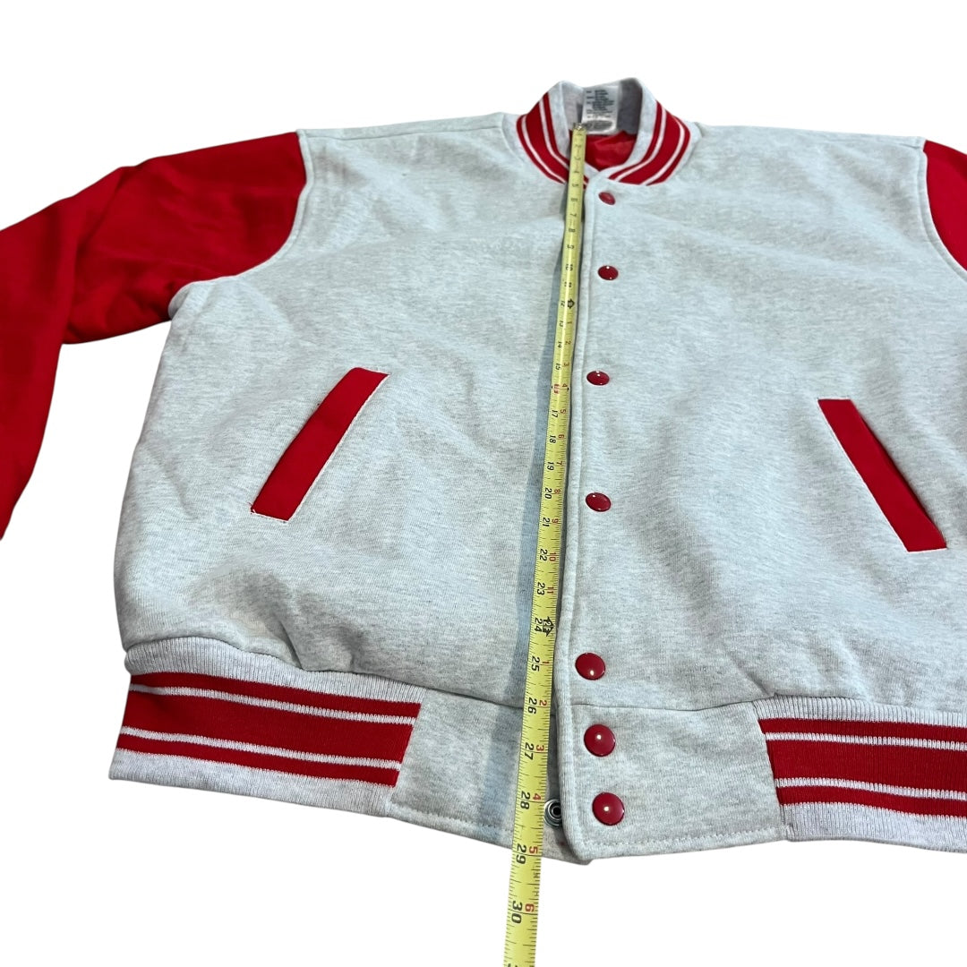 VINTAGE Fruit of the Loom Fleece Varsity Jacket (XL)