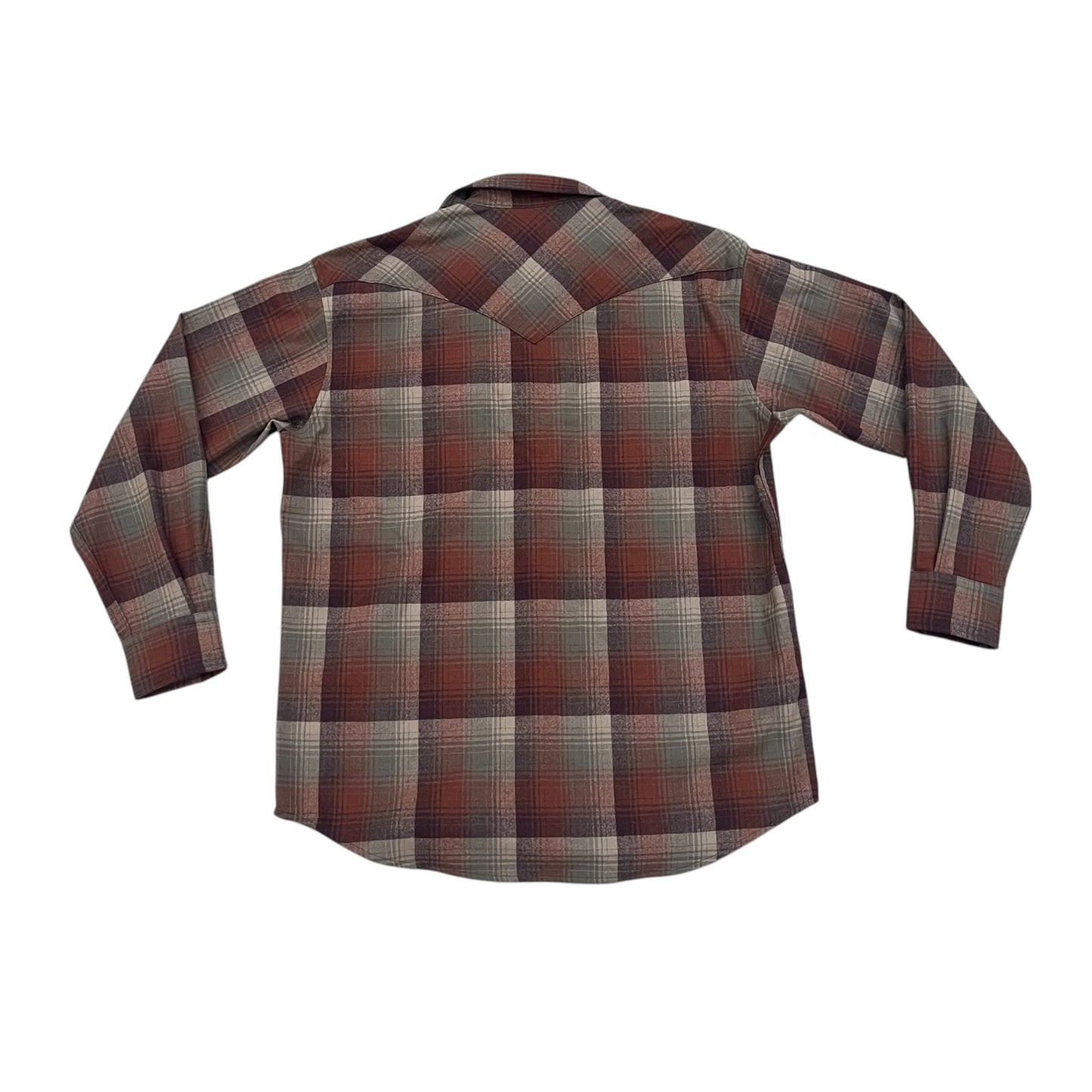 VINTAGE Pendleton Canyon Plaid Wool Flannel (Large)