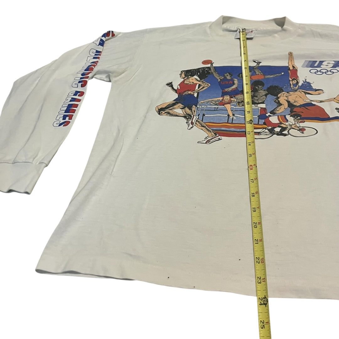 VINTAGE 1984 Levi's Team USA Olympics Longsleeve T Shirt (Large)