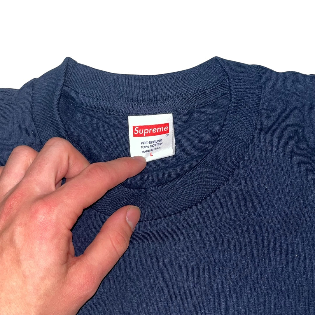 SAMPLE Supreme x Dead Kennedys Too Drunk T-Shirt - Navy (Large)