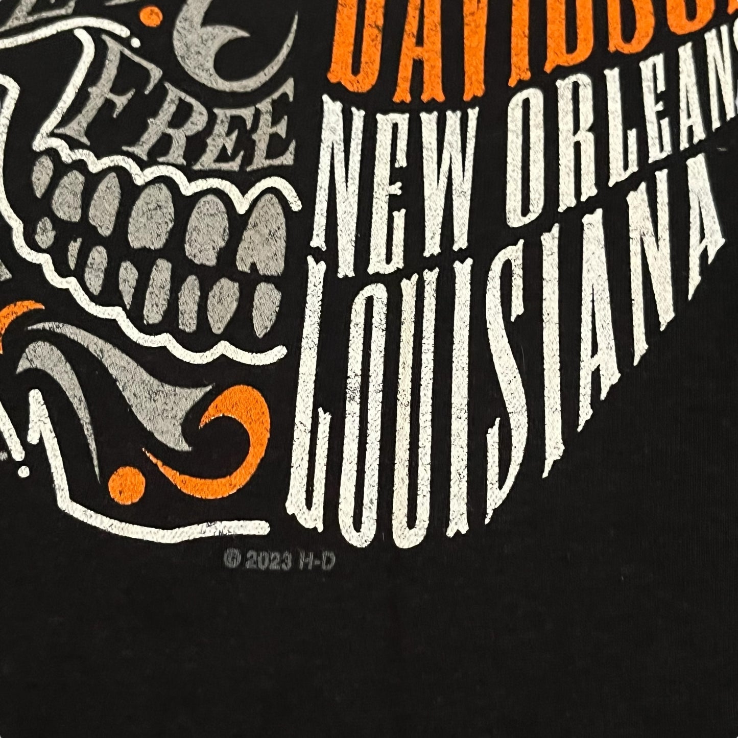 VINTAGE Harley Davidson New Orleans Long Sleeve T Shirt (XL)