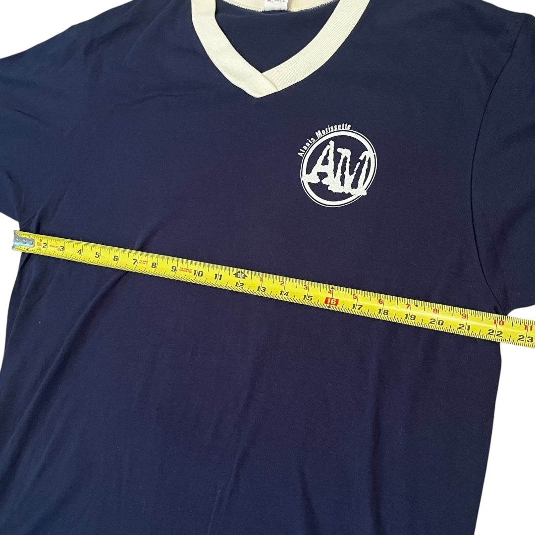 VINTAGE Alanis Morissette 69 Ringer T-Shirt (XL)