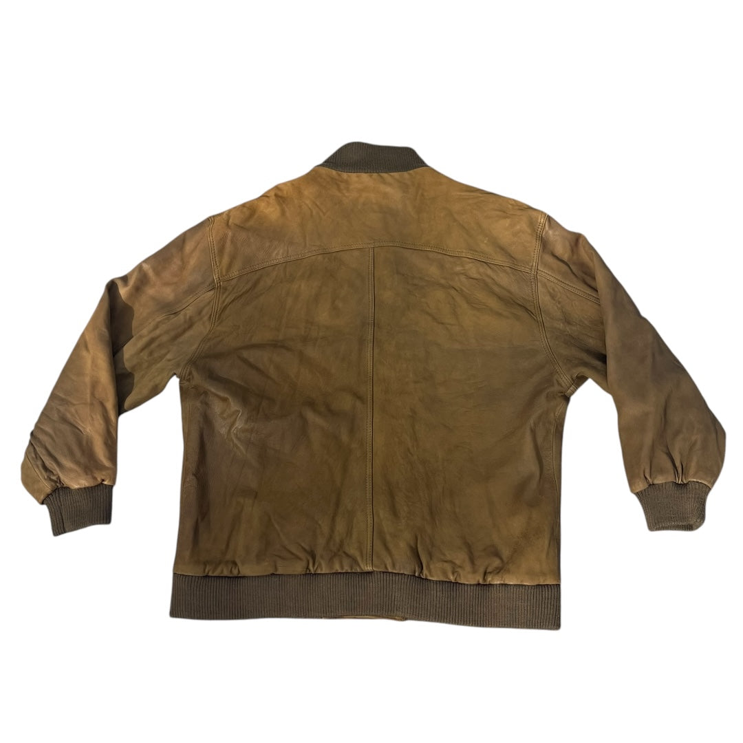VINTAGE Cassidy Leather Suede Bomber Jacket (Medium)