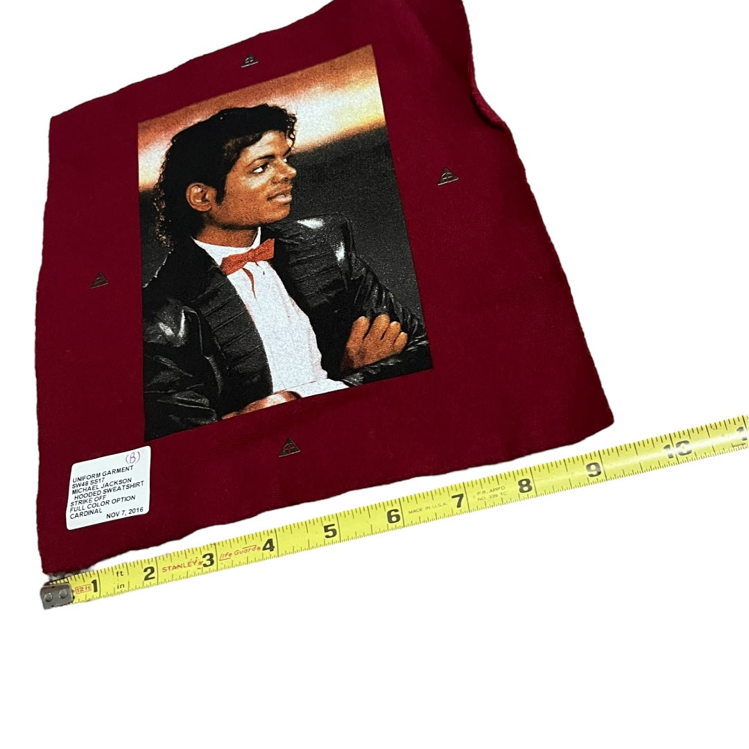 Supreme x Michael Jackson Test Print Fabric Swatch (Cardinal)