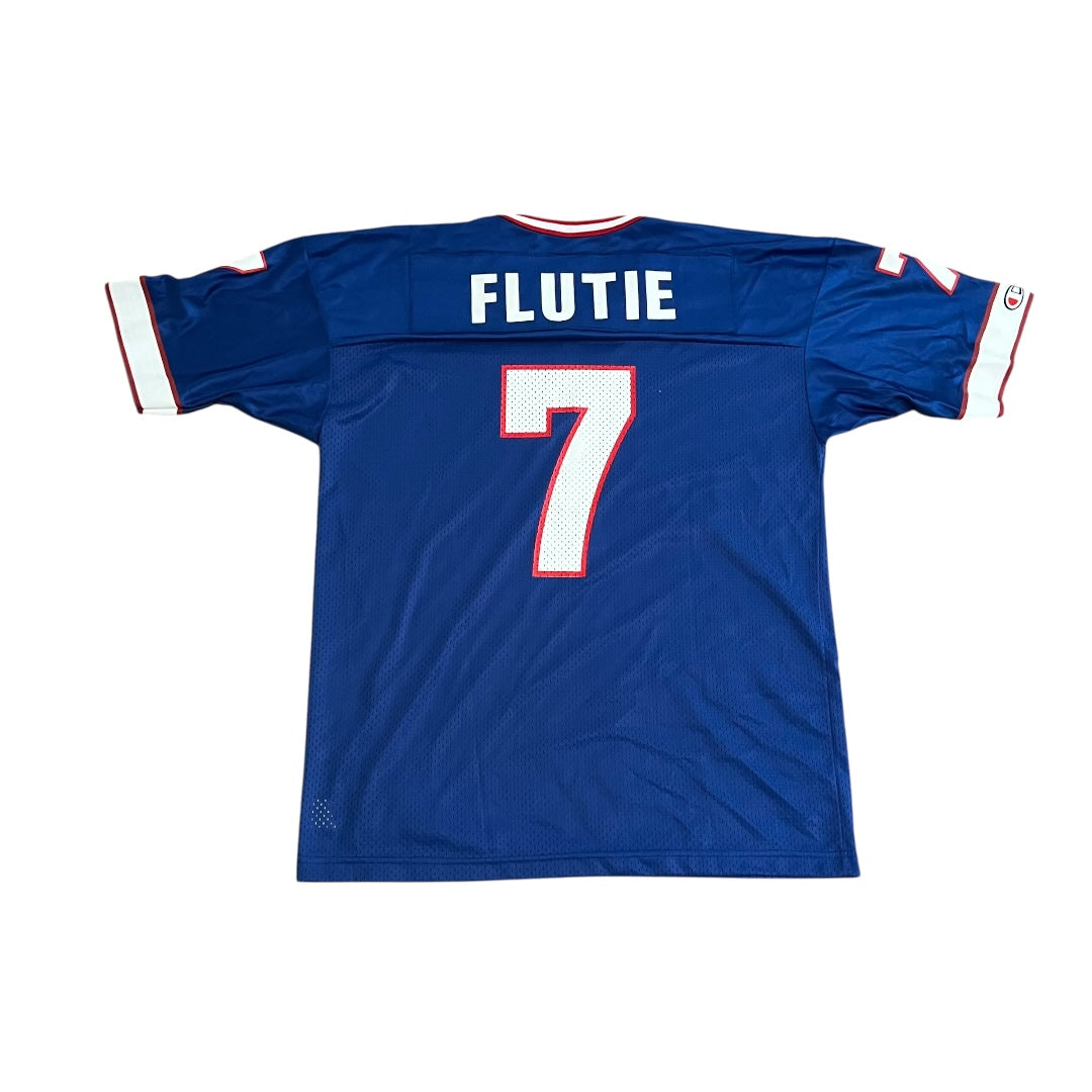 VINTAGE Champion Buffalo Bills Football Team Mesh Jersey - Doug Flutie (Large)