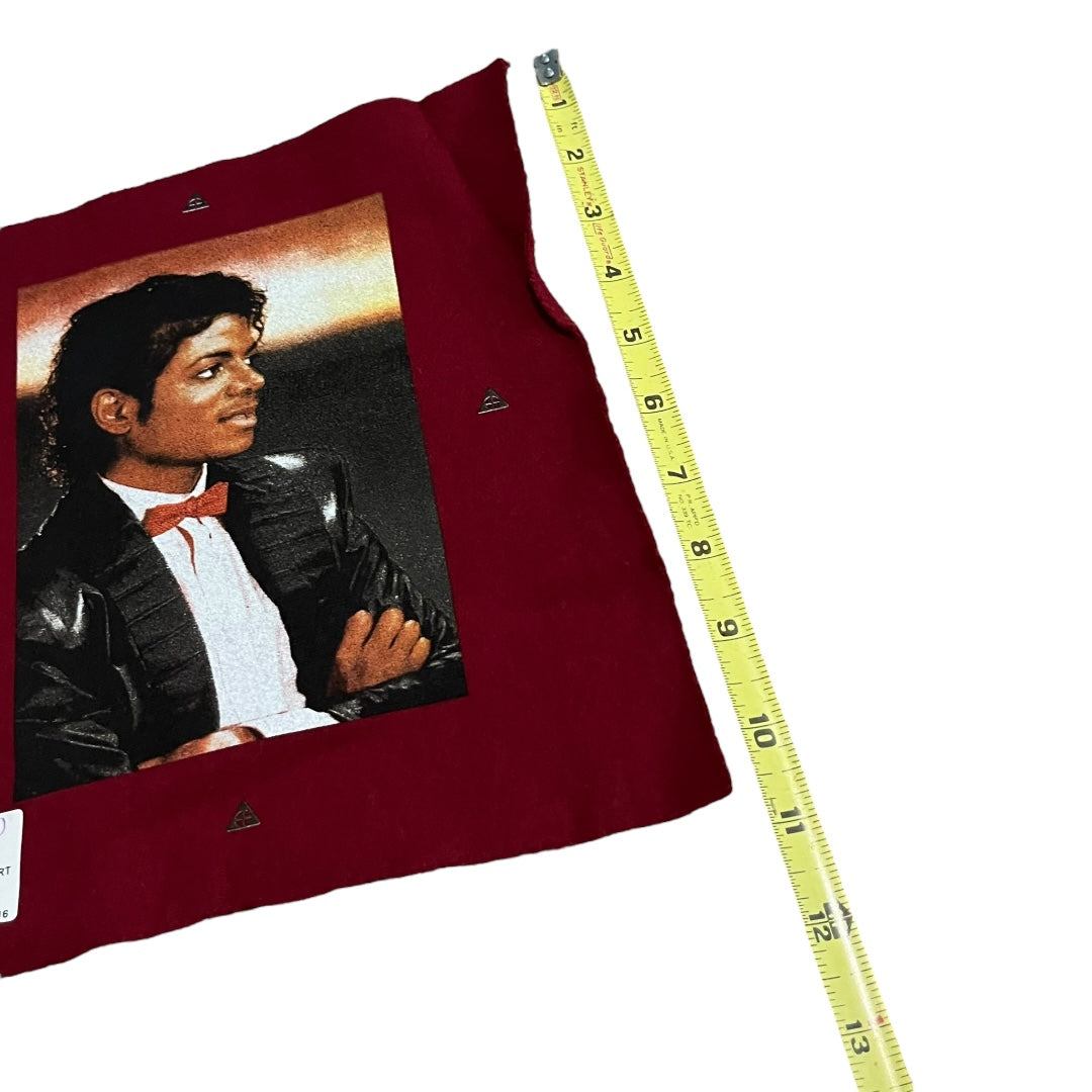 Supreme x Michael Jackson Test Print Fabric Swatch (Cardinal)