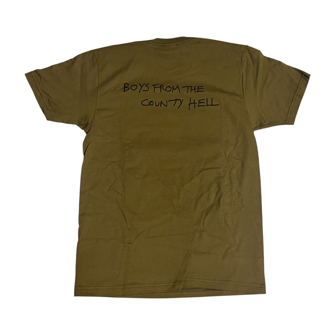 Supreme x Shane MacGowan Portrait T Shirt - Olive Green (Large)