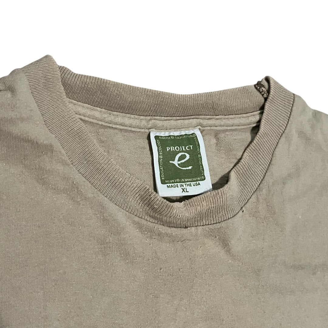 VINTAGE Project E Smokin' Smiley Face T Shirt (XL)