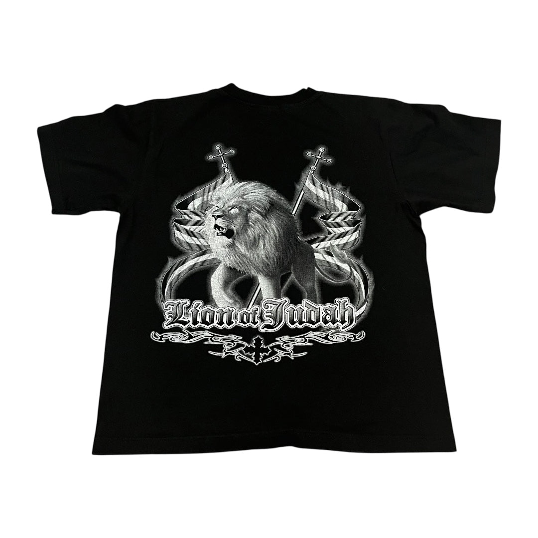 VINTAGE Lion of Judah Double-Sided T Shirt (Medium)