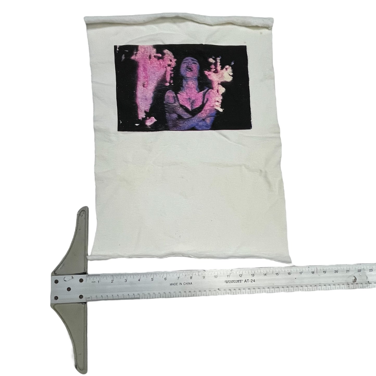 Supreme "Madonna Burning Crosses" Sample Test Print Swatch - White