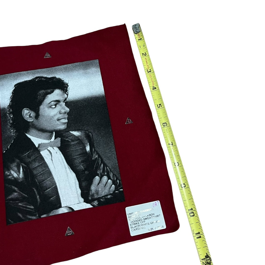 Supreme x Michael Jackson Test Print Fabric Swatch (Cardinal #2)