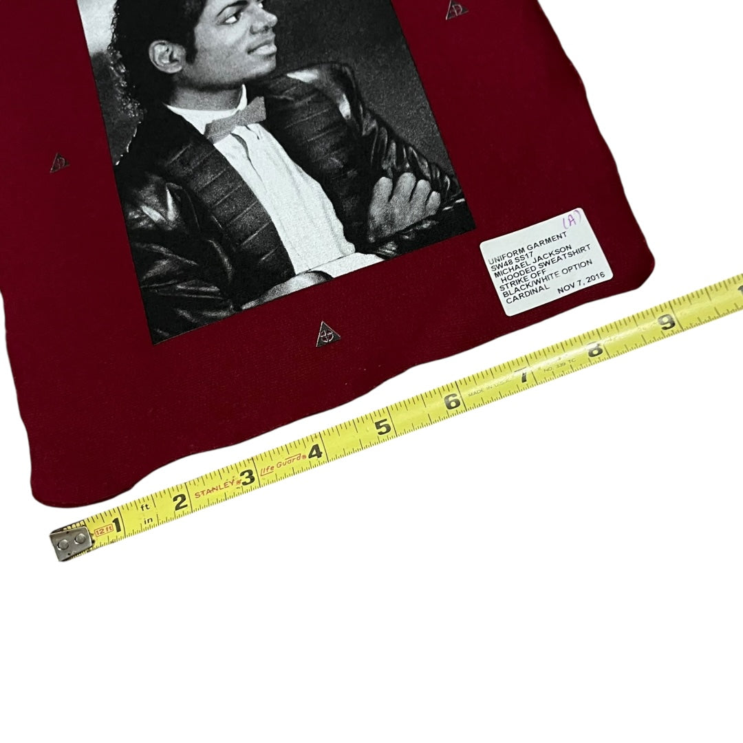 Supreme x Michael Jackson Test Print Fabric Swatch (Cardinal #2)