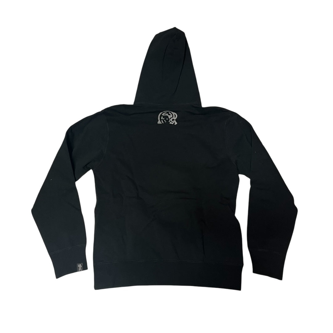 Billionaire Boys Club Reflective Classic Logo Hoodie Sweatshirt - Black (Medium)