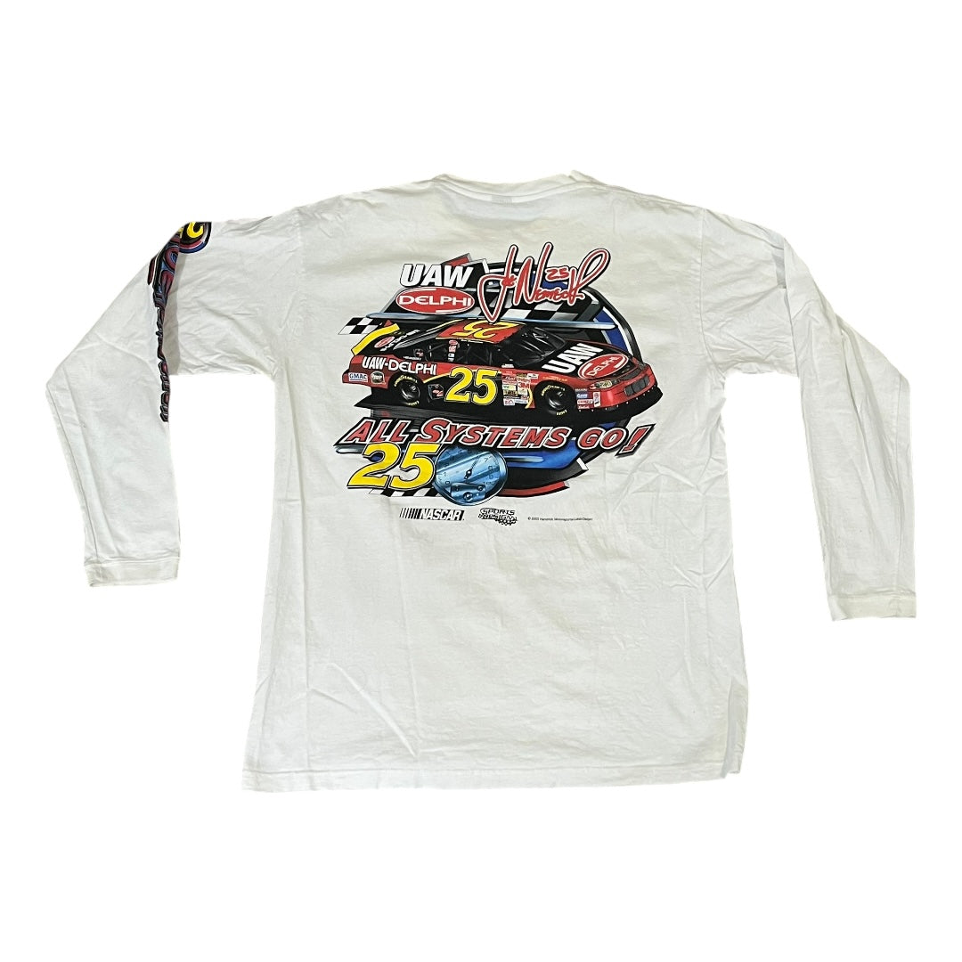 VINTAGE Joe Nemechek Long Sleeve T Shirt (Large)