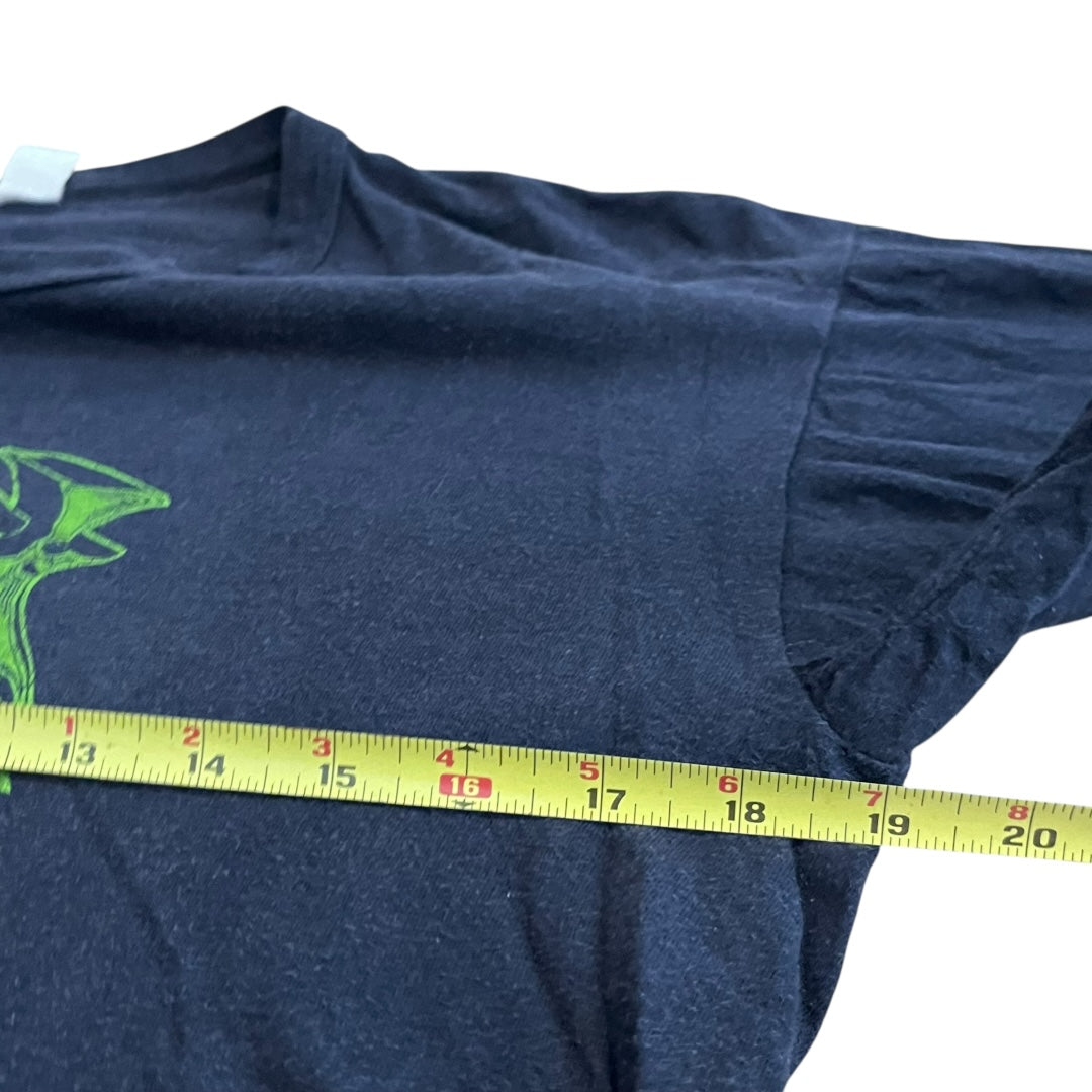 VINTAGE KW Mean Green Biker Club T Shirt (Large)