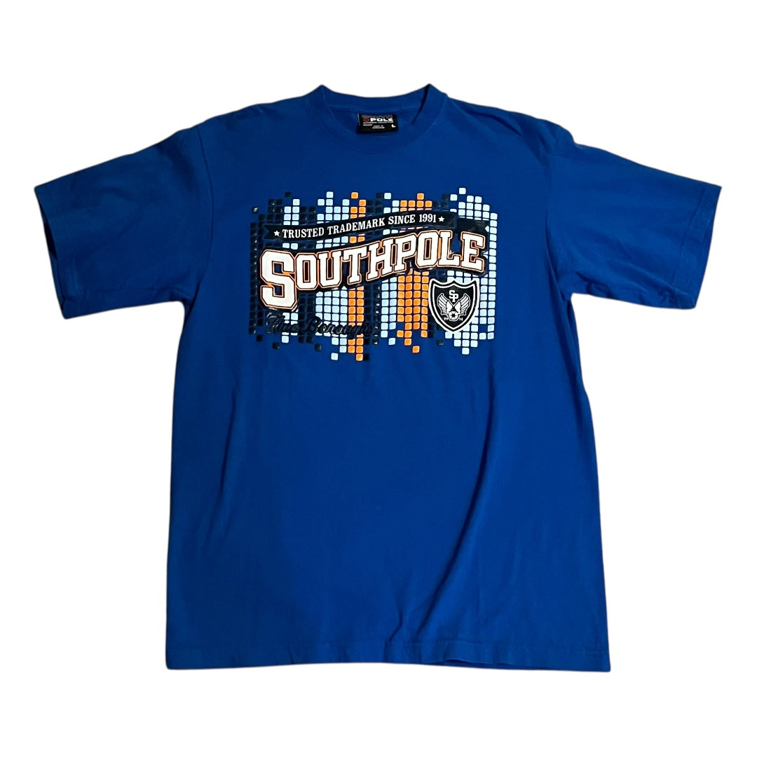 VINTAGE South Pole Grid T Shirt (Large)