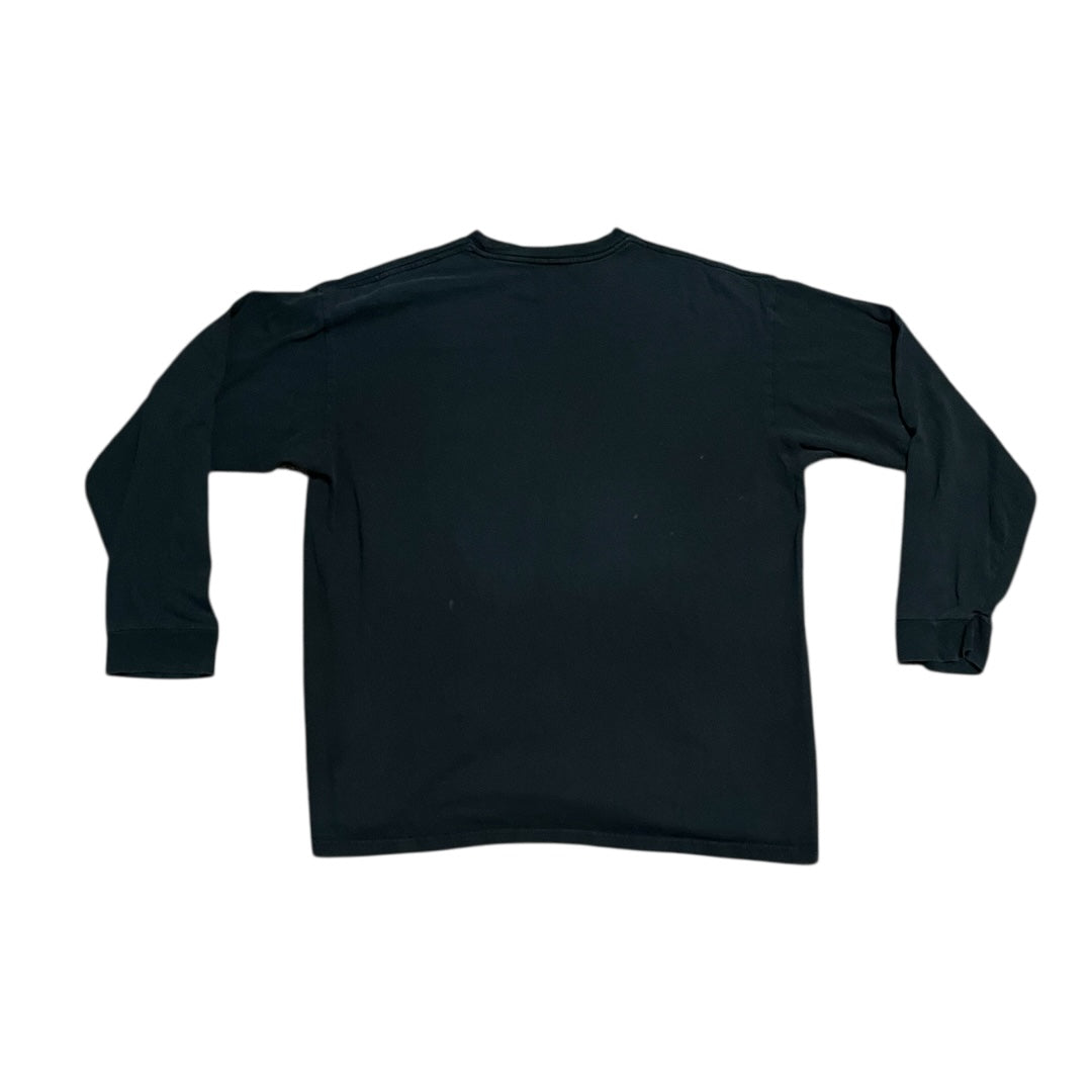 VINTAGE Nike Grey Tag Long Sleeve T Shirt (Large)