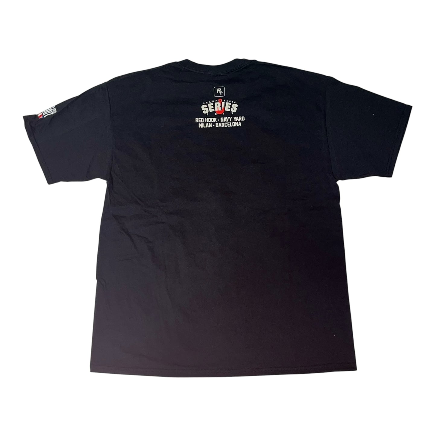Rockstar Games USA T Shirt - Black (Large)