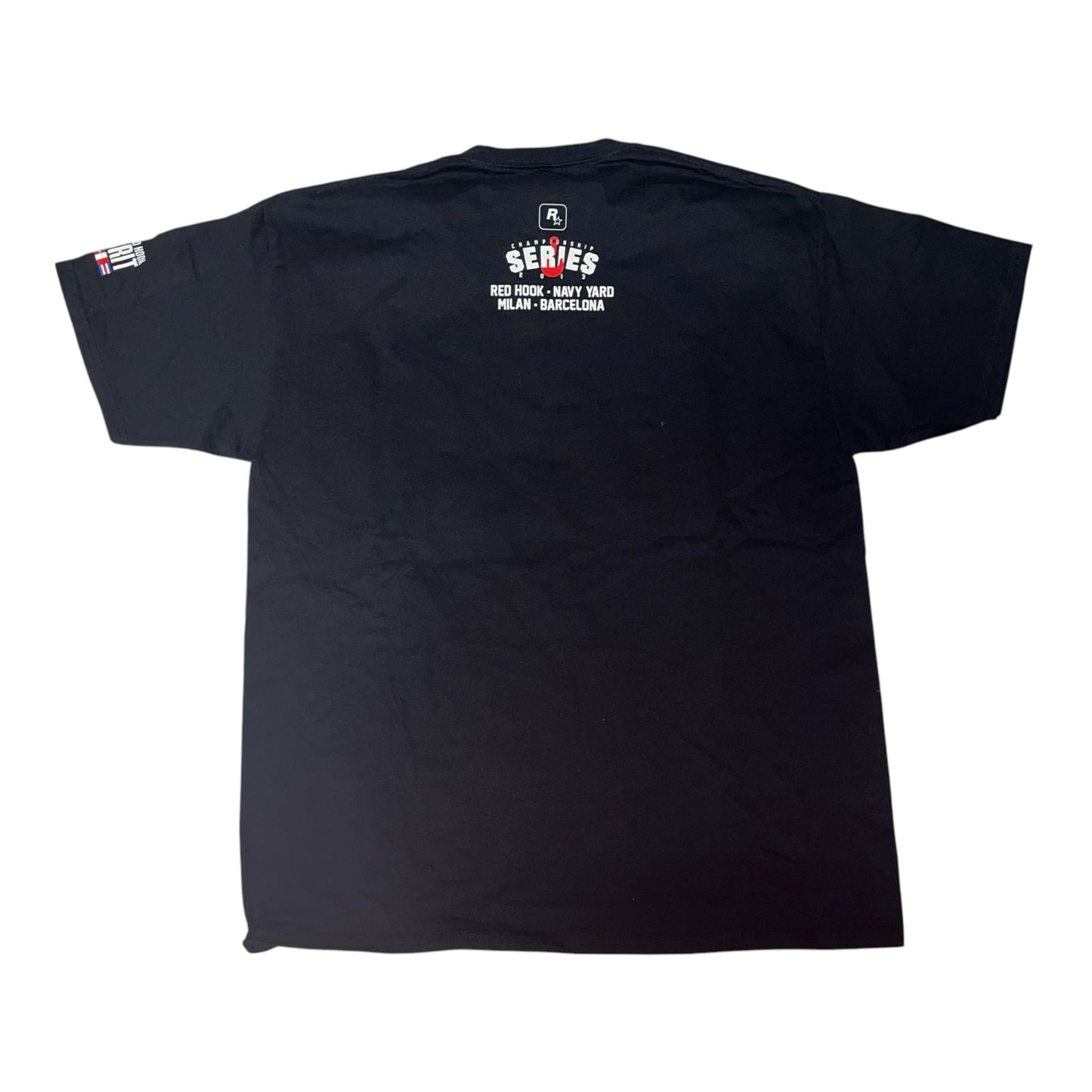 Rockstar Games Yellow Logo T Shirt - Black (Large)