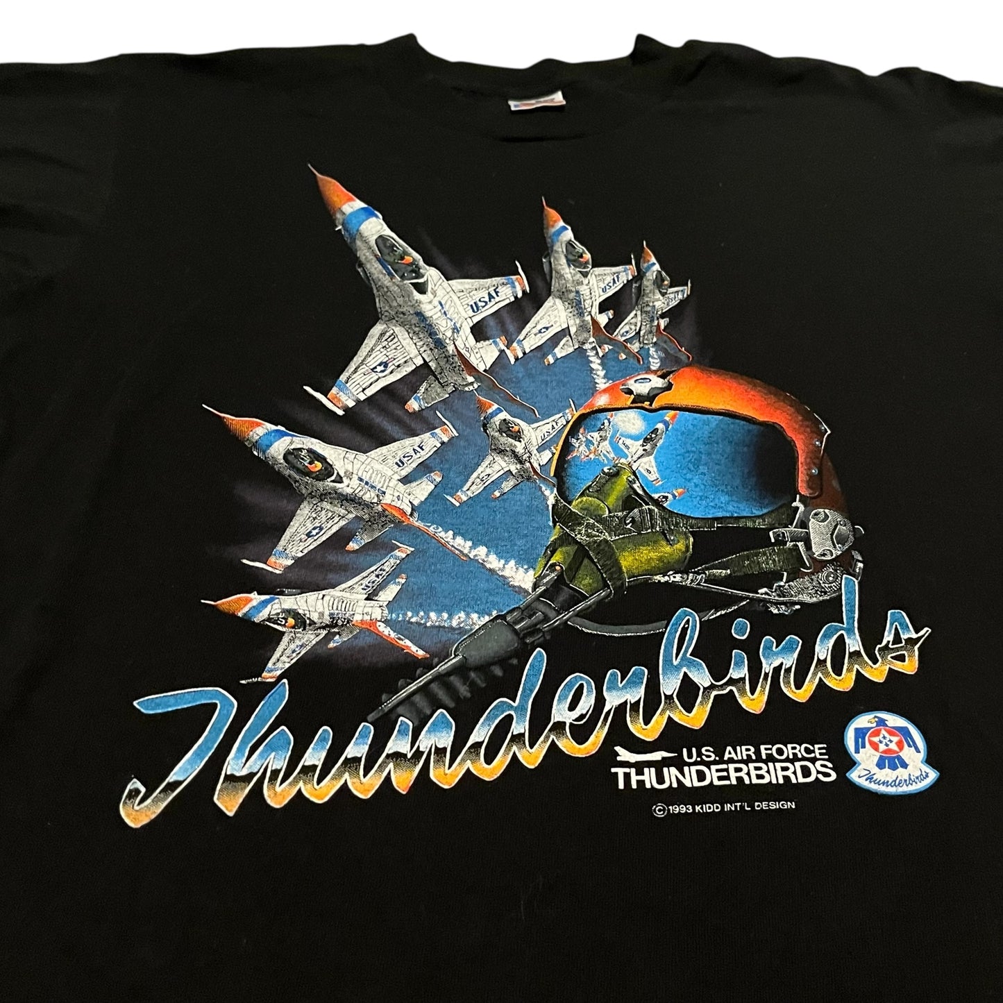 VINTAGE Air Force Thunderbirds T Shirt (Large)