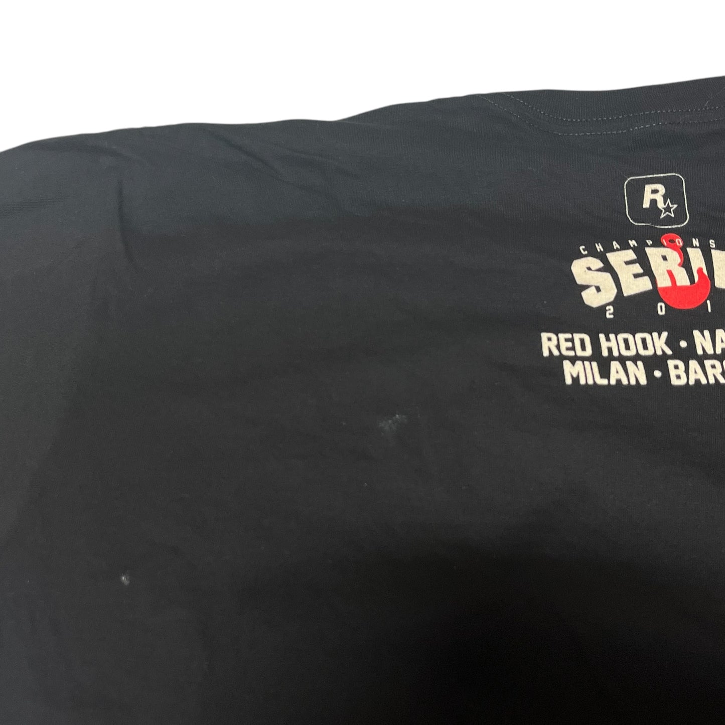 SAMPLE Rockstar Games Double Logo T Shirt - Black (Large)