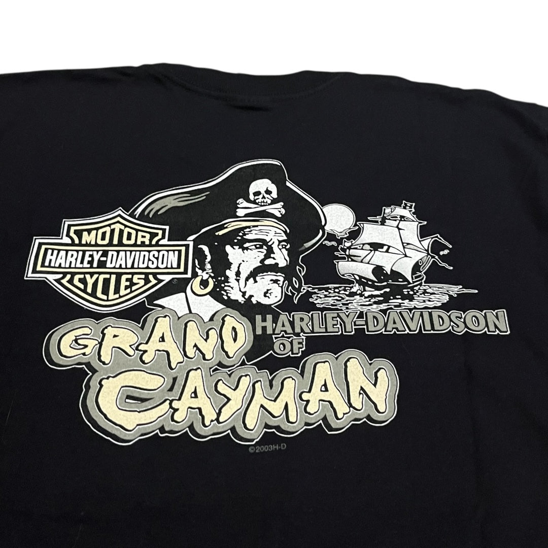 VINTAGE Harley Davidson Grand Cayman T Shirt (Large)
