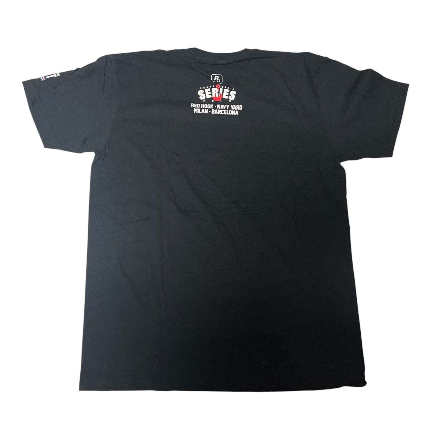 Rockstar Games Yellow Logo T Shirt - Black (Large)