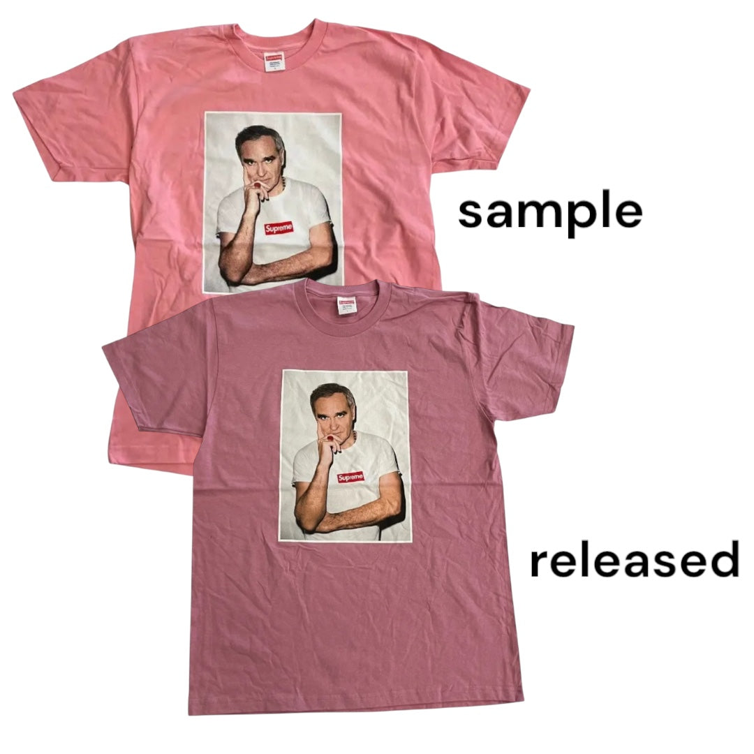 SAMPLE Supreme x Morrissey Portrait T-Shirt - Bubblegum Pink (Large)