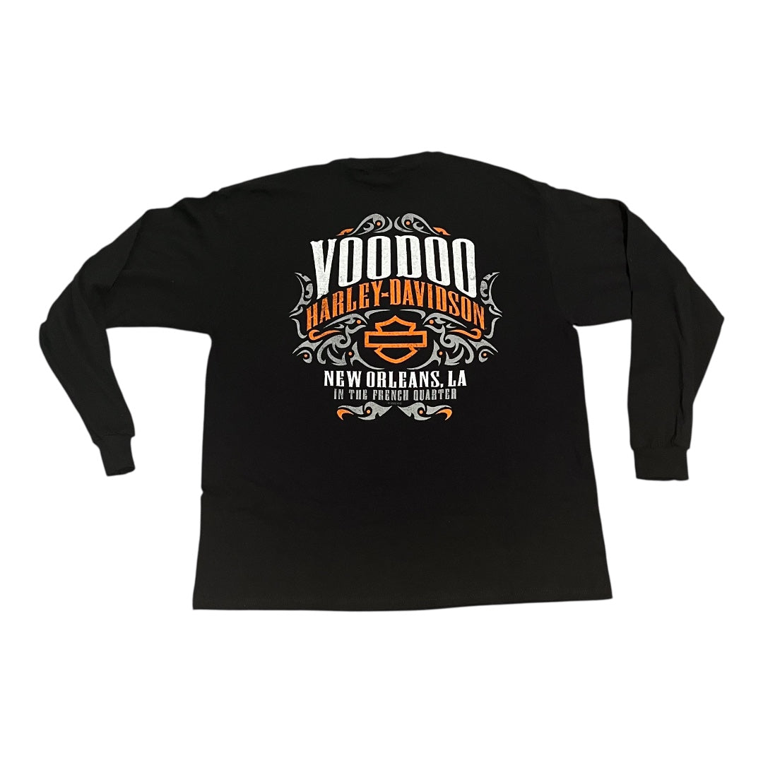 VINTAGE Harley Davidson New Orleans Long Sleeve T Shirt (XL)