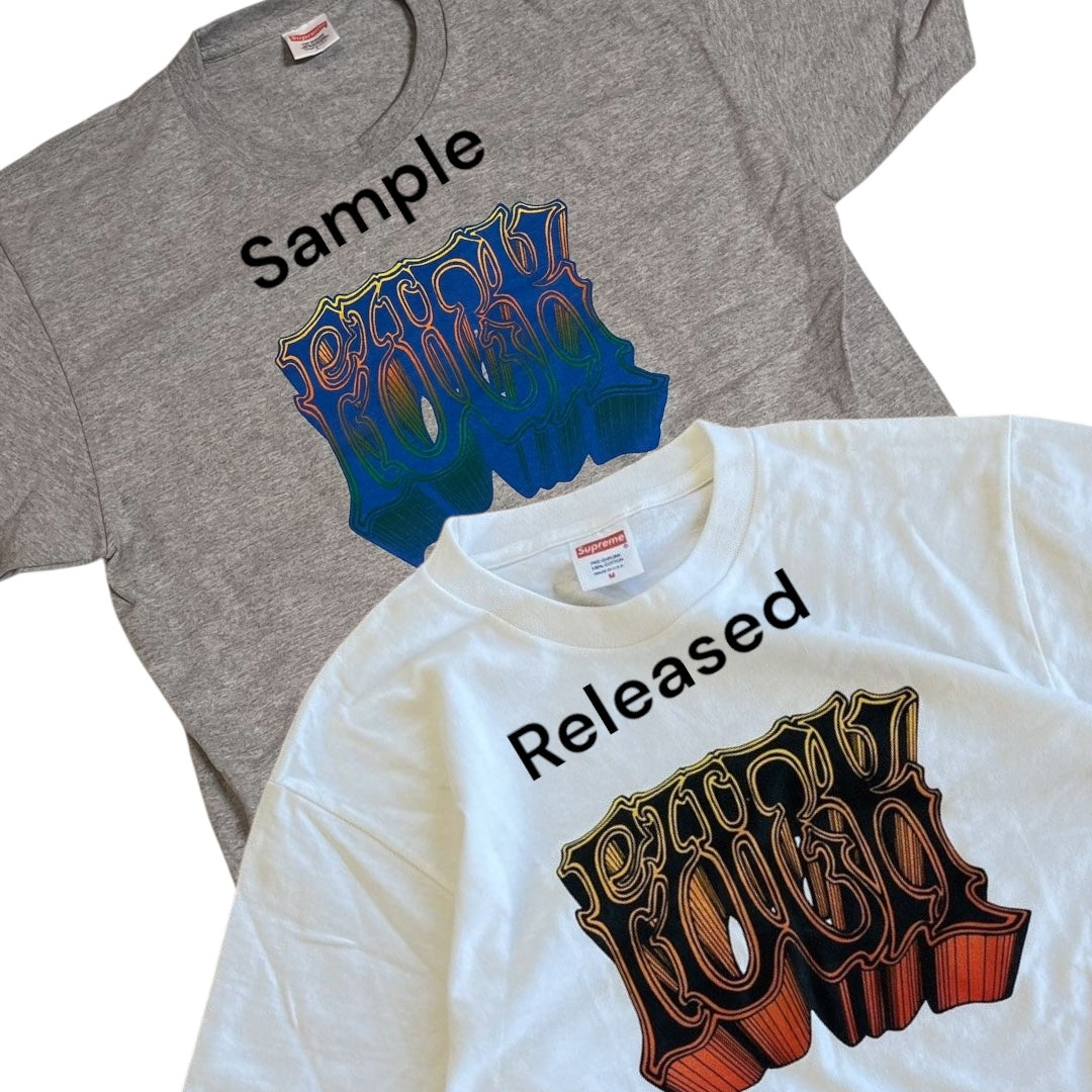 SAMPLE Supreme F T Shirt - Heather Grey