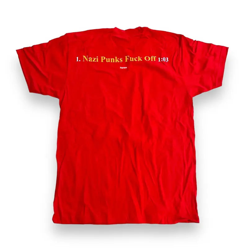 SAMPLE Supreme x Dead Kennedys Punks T-Shirt - Red (Large)