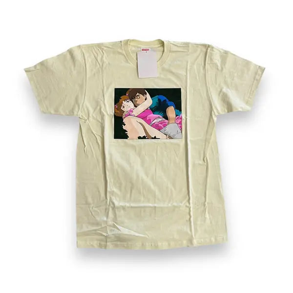 SAMPLE Supreme x Toshio Maeda Overfiend Date T-Shirt - Pale Yellow (Large)