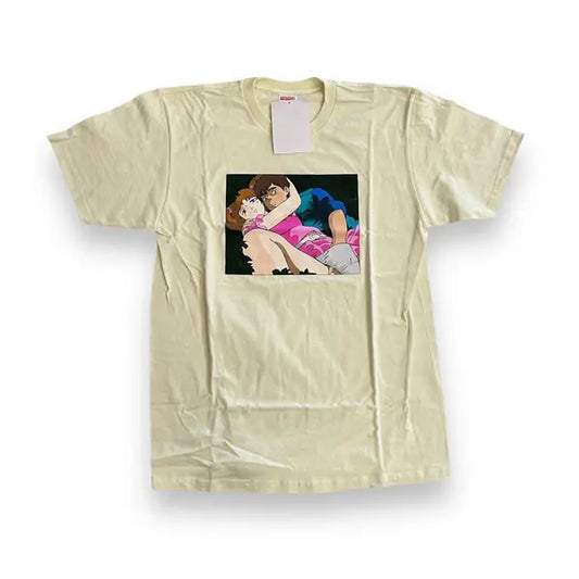 SAMPLE Supreme x Toshio Maeda Overfiend Date T-Shirt - Pale Yellow (Large)
