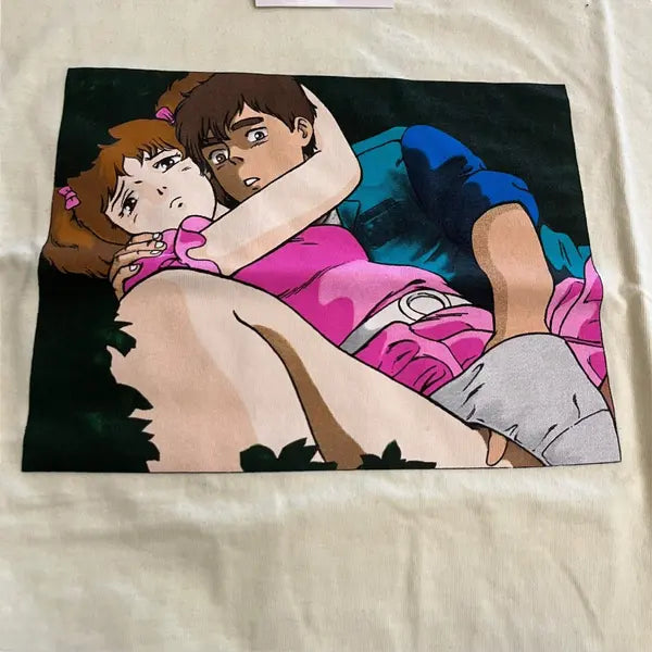 SAMPLE Supreme x Toshio Maeda Overfiend Date T-Shirt - Pale Yellow (Large)