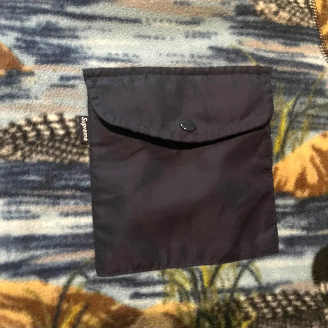 Supreme Alpine Duck Loon Fleece Zip Up Jacket (Large)