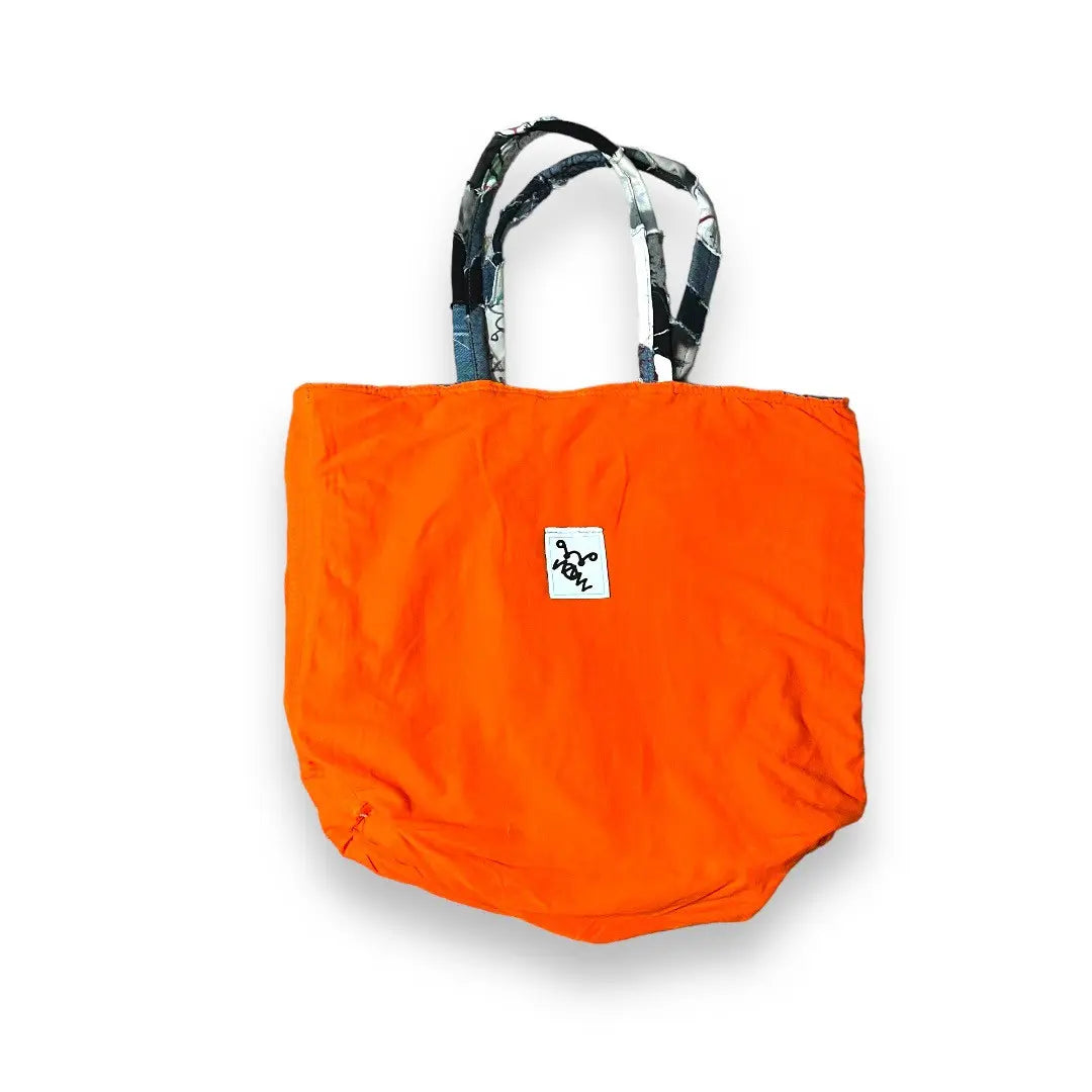 Asspizza Collection 1 Denim Patchwork Tote Bag