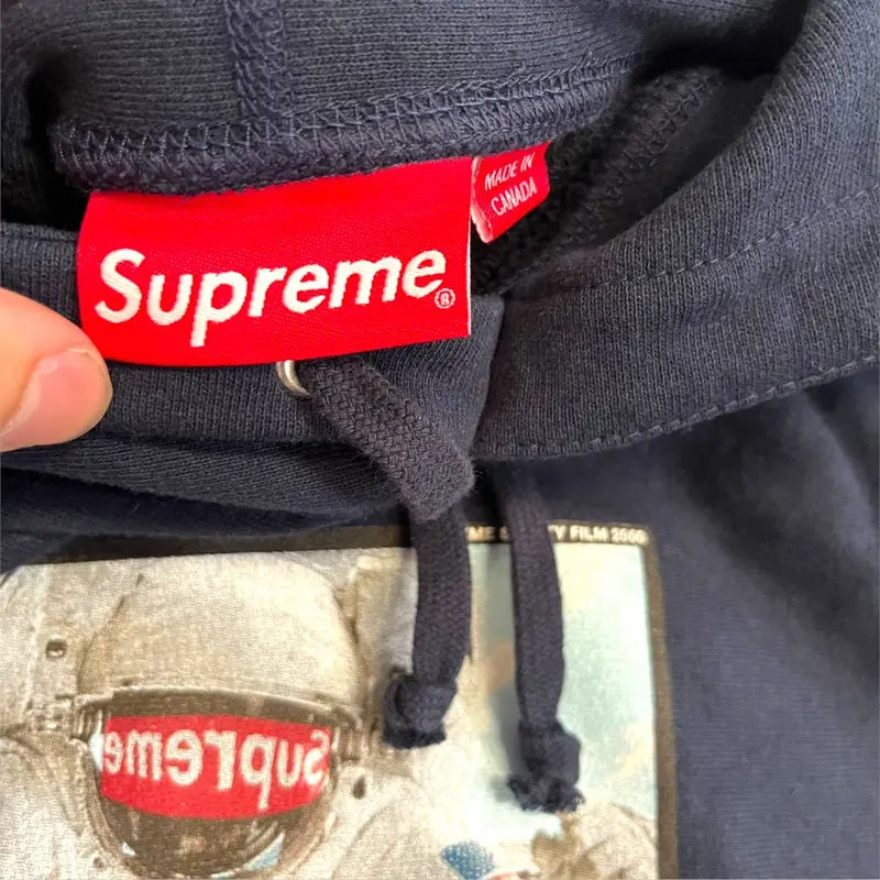 Supreme Astronaut Hoodie Sweatshirt - Navy (XL)
