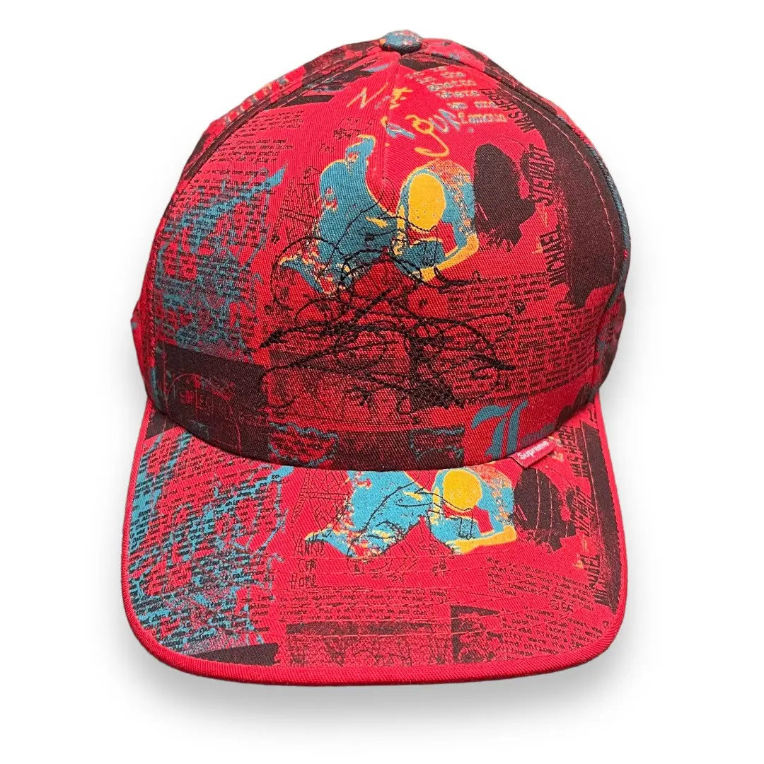 Supreme x Phase 2 AOP Snapback Hat - Red (New w/Tag)
