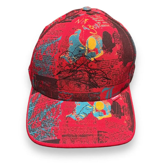 Supreme x Phase 2 AOP Snapback Hat - Red (New w/Tag)