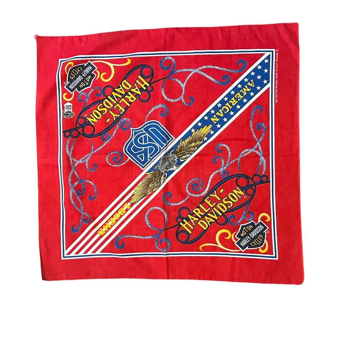 Harley Davidson Bandana - 1980s #2