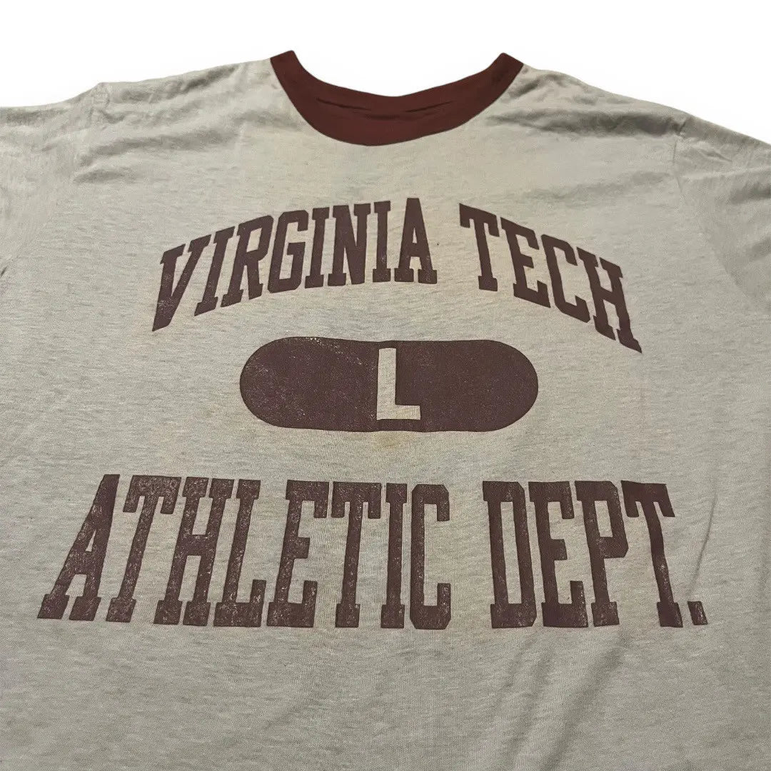 VINTAGE Virginia Tech Champion Double-Layer Reversible Shirt - 1980s (Large)