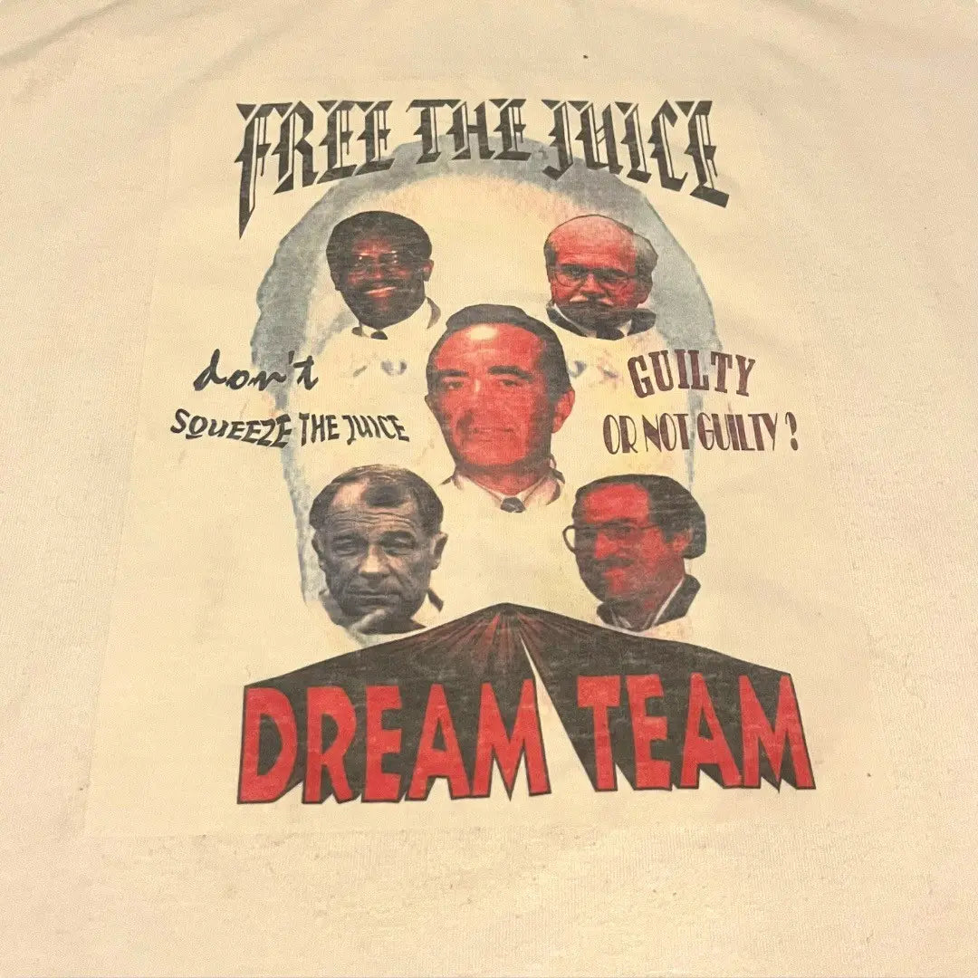 VINTAGE OJ Simpson Trial Dream Team T-Shirt (XL)
