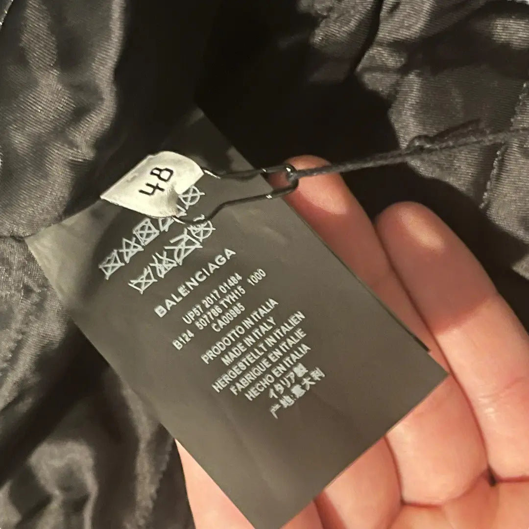 Balenciaga Biker Leather Jacket The Power of Dreams - AW18 (size 48)