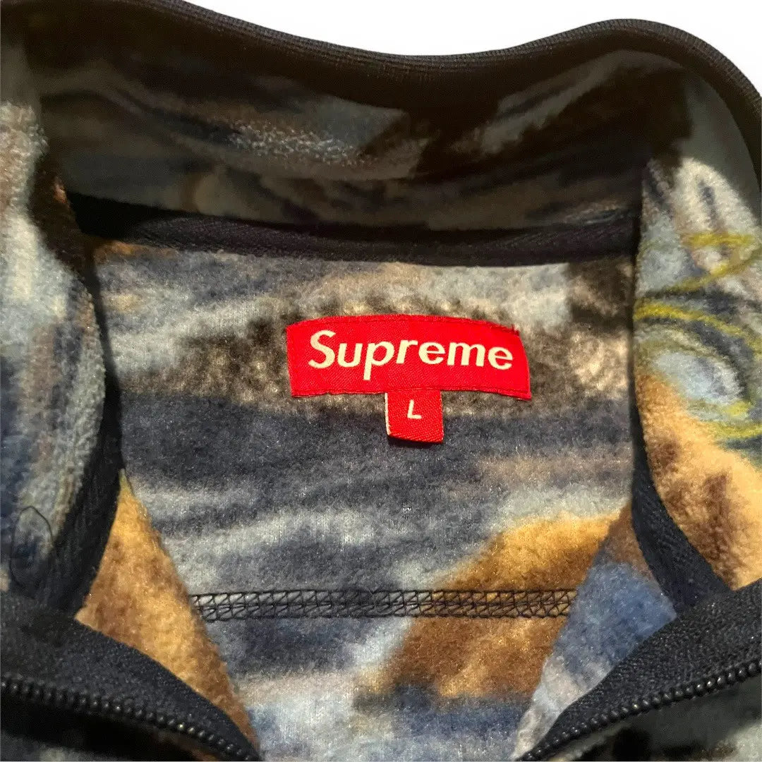 Supreme Alpine Duck Loon Fleece Zip Up Jacket (Large)