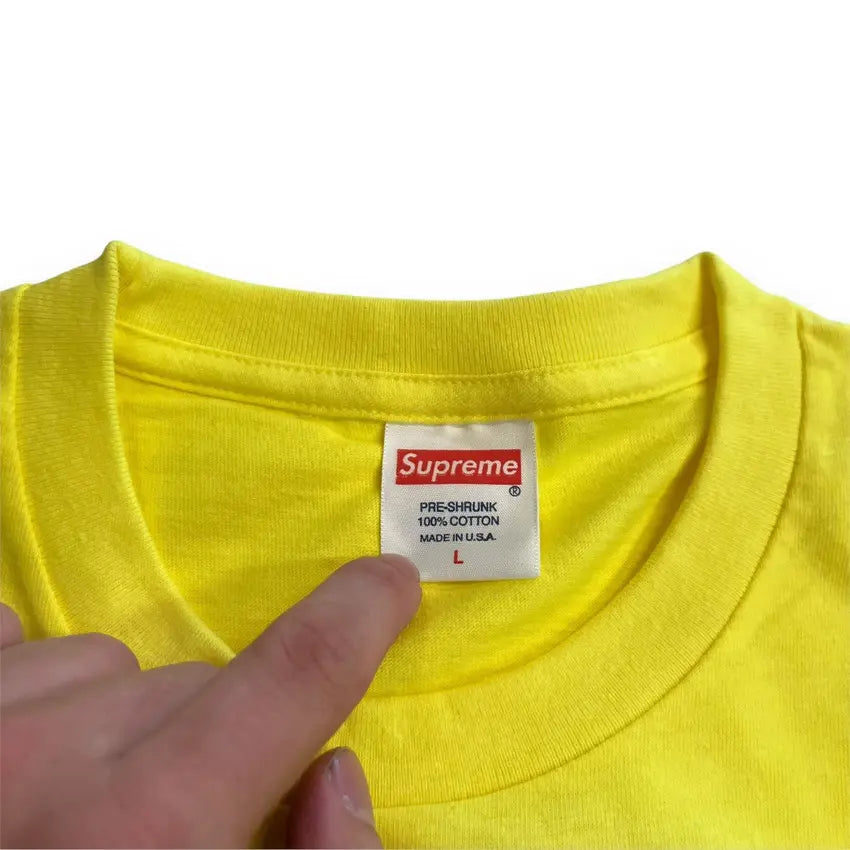 Supreme x Toshio Maeda Overfiend Date T-Shirt - Yellow (Large)