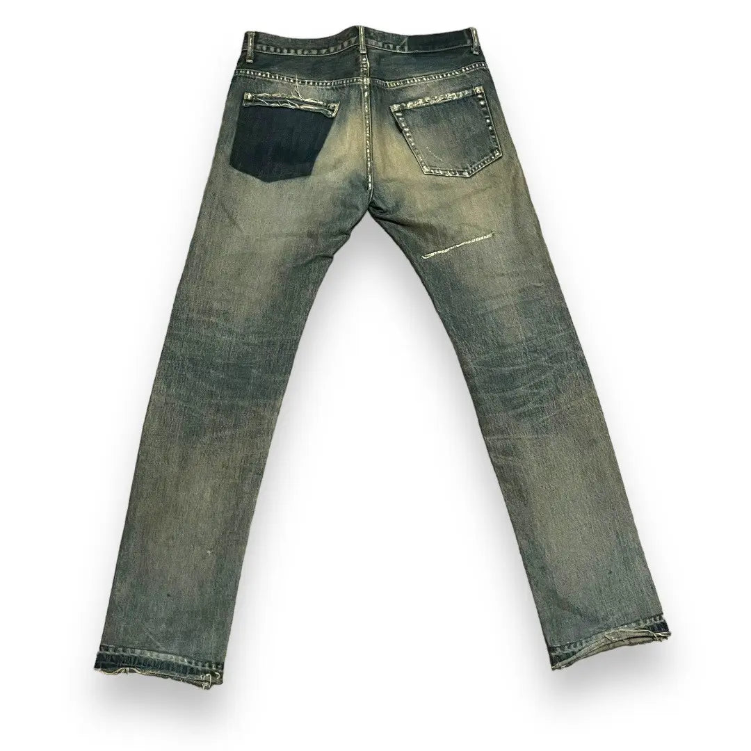 Undercover 68 Grey Yarn Denim Jeans 2010 ZoZoTown - Size 3