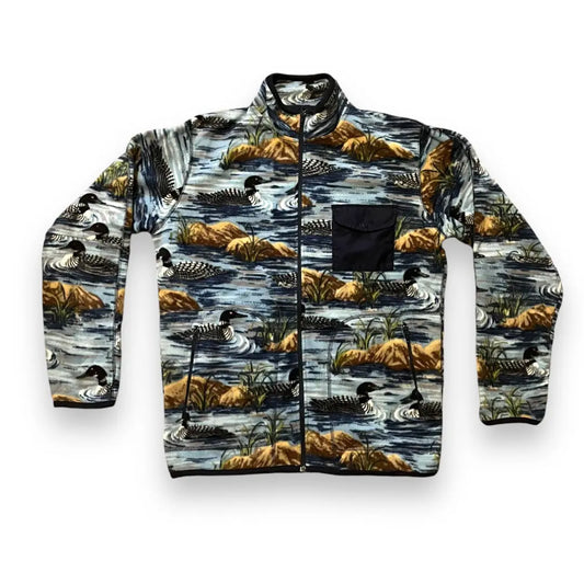 Supreme Alpine Duck Loon Fleece Zip Up Jacket (Large)