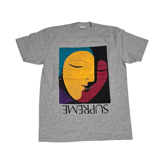 Supreme Picasso Abstract T Shirt - Heather Grey