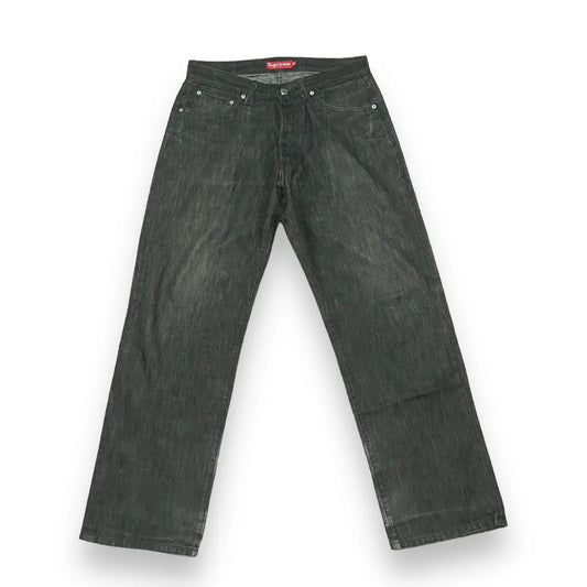 VINTAGE Supreme Black Denim Skate Jeans - 00s USA (size 32)