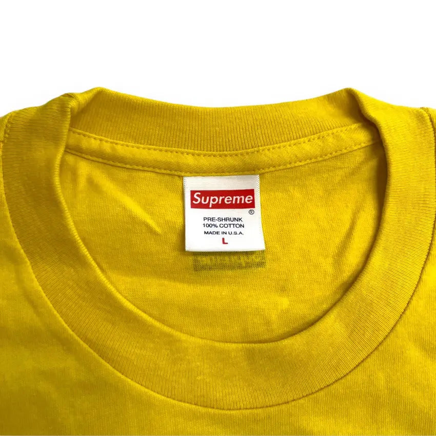 Supreme Gucci Mane Portrait T-Shirt - Yellow (Large)